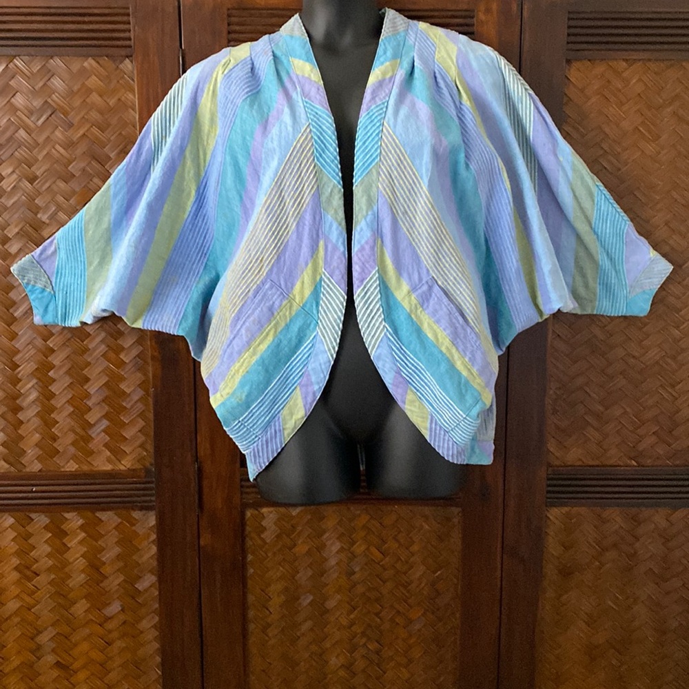 BARBARA SANSONI - 80’s Esme Handwoven Jacket O/S
